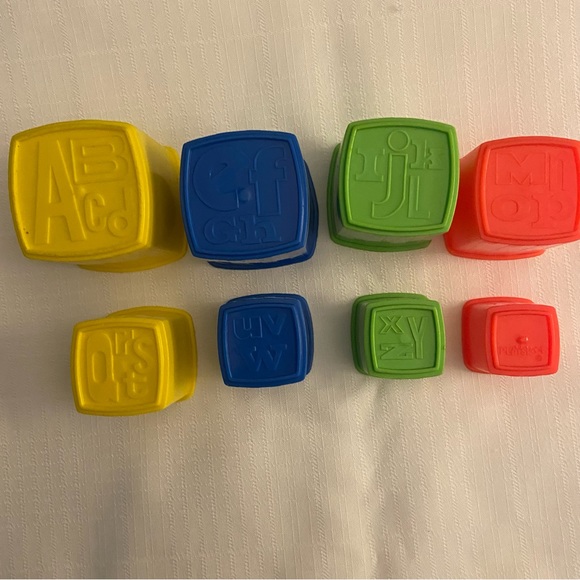 Vintage Playskool Alphabet Stacking Nesting Alphabet Blocks - Picture 1 of 4